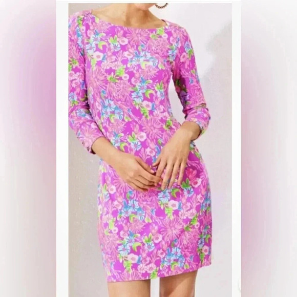 Lilly Pulitzer Dresses & Skirts - Lilly Pulitzer Sophie Dress in Amethyst Moms The Word size Small NWOT